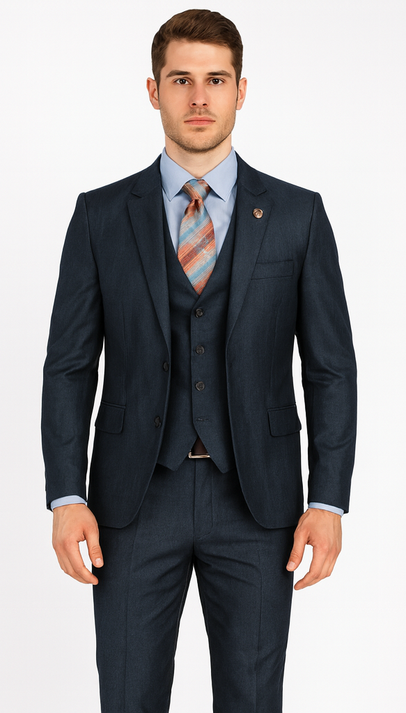 Teal Suit - Dark Teal Suit - Teal Blue Suit