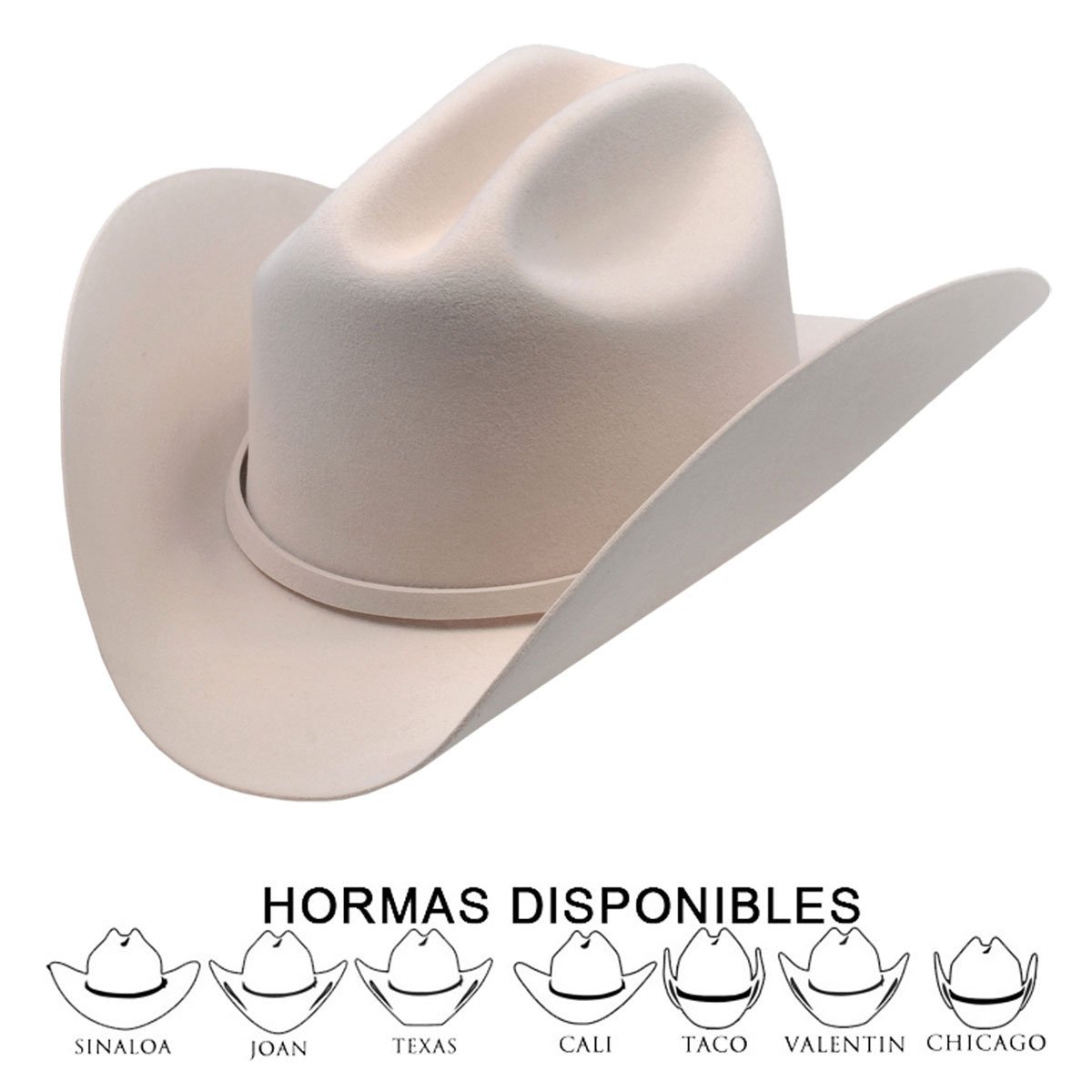 Texana Los Altos 10x Plata Silver Belly Cowboy Hat