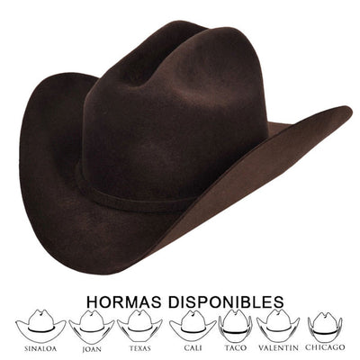 Texana Los Altos 6X Cafe Wool Cowboy Hat