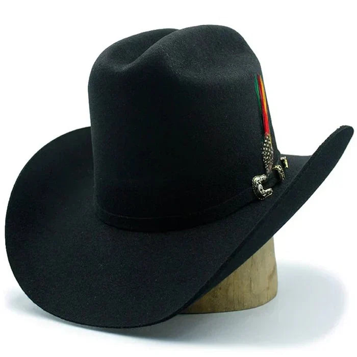 Texana Los Dos Carnales 100X Copa Alta Negro by Stone Hats