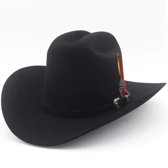 Texana Los Dos Carnales 100X Copa Alta Negro by Stone Hats