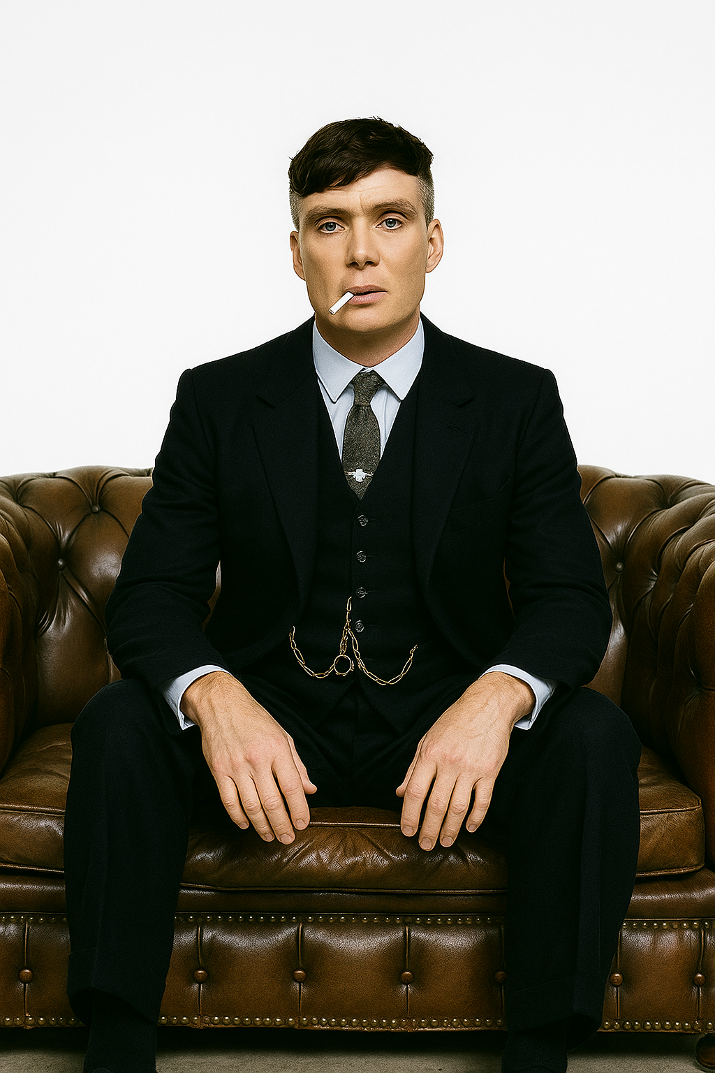 Thomas Shelby Inspired Suit & Overcoat Costume