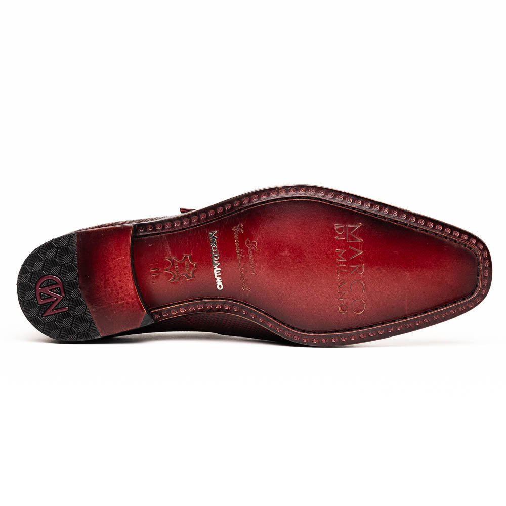 Marco Di Milano Toluca Wine Leather Loafers