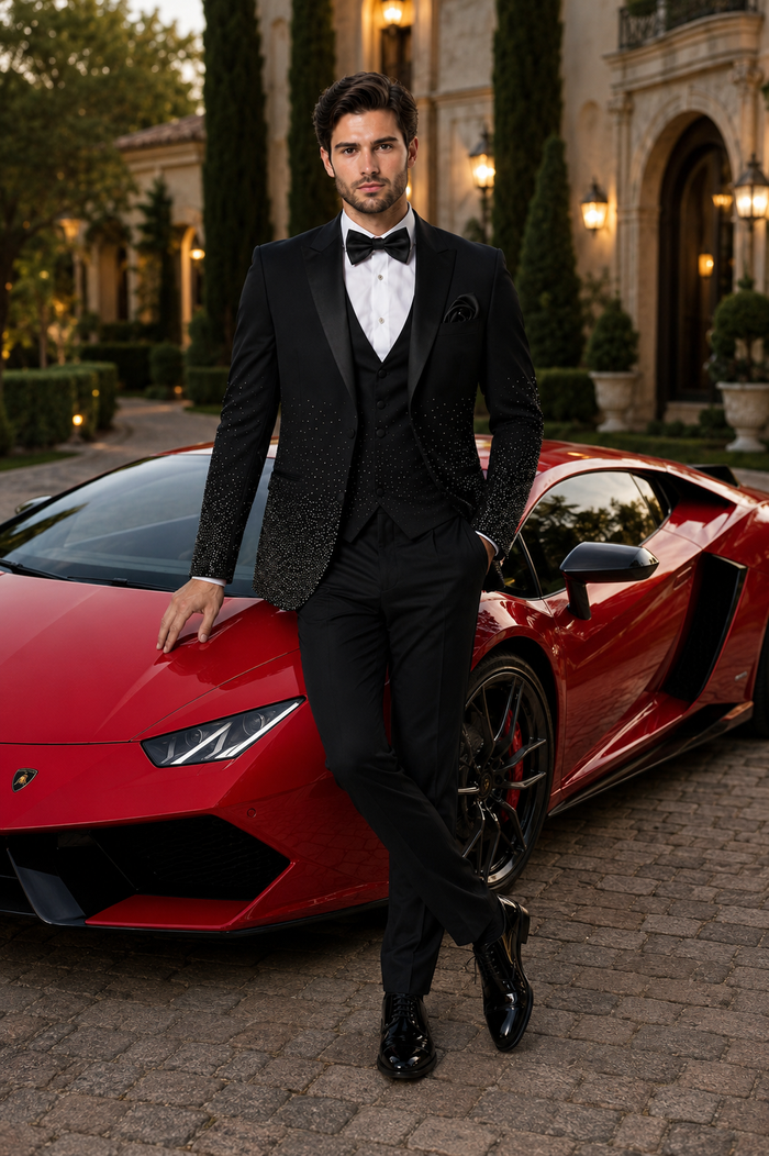 After Six Black Classic Men’s Tuxedo