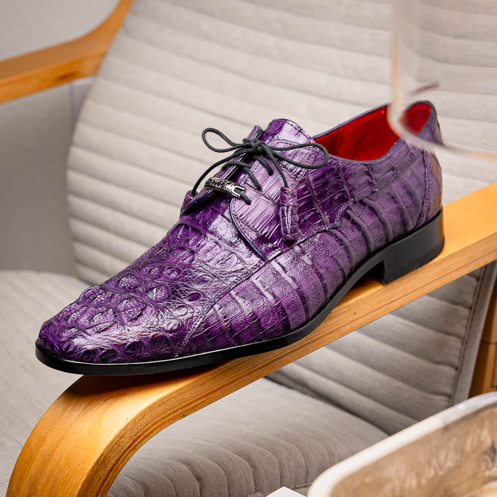 Marco_Di_Milano Tulum Purple Leather Loafers