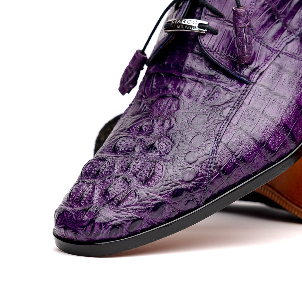 Marco_Di_Milano Tulum Purple Leather Loafers