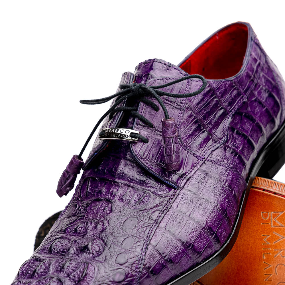 Marco_Di_Milano Tulum Purple Leather Loafers