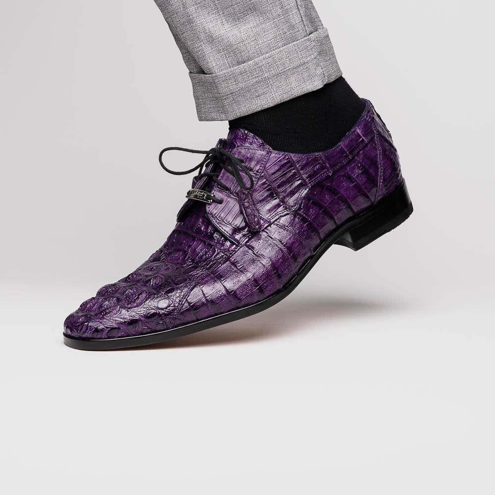 Marco_Di_Milano Tulum Purple Leather Loafers