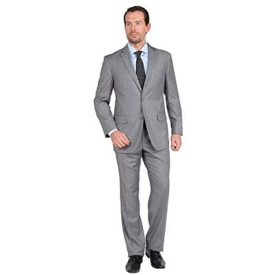 Two Button men's Gray Suit
