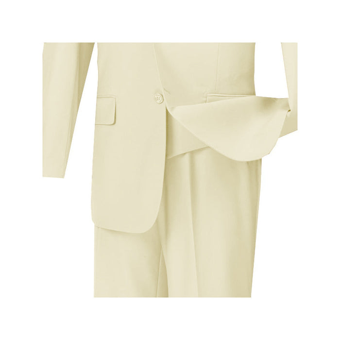 Ivory Regular Fit 3 Piece Suit by Morgan Collection