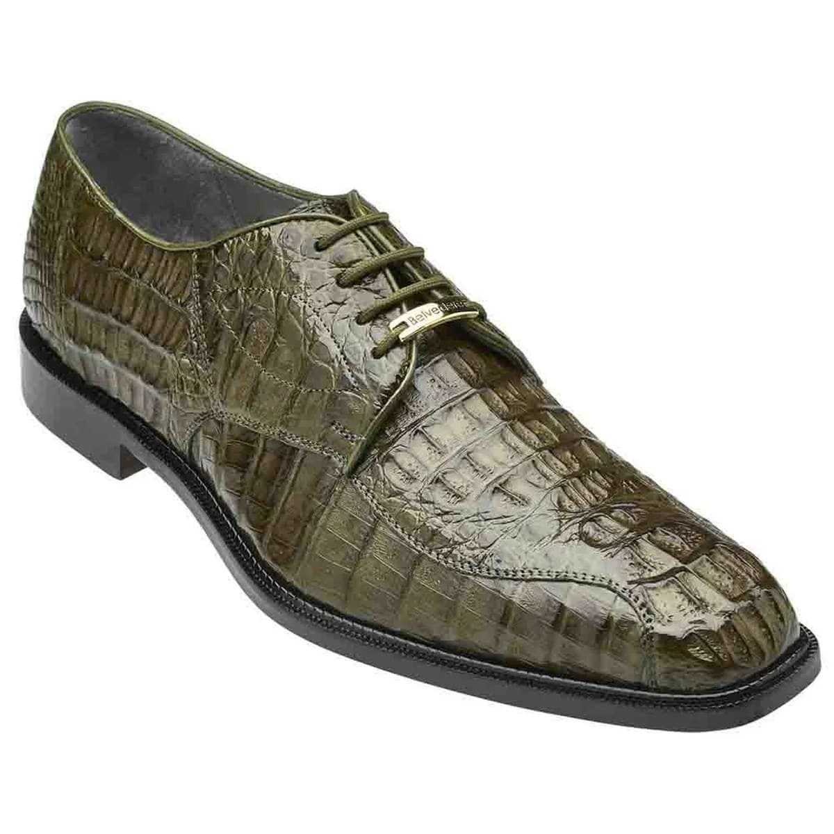 Belvedere Chapo Crocodile Hornback Oxfords