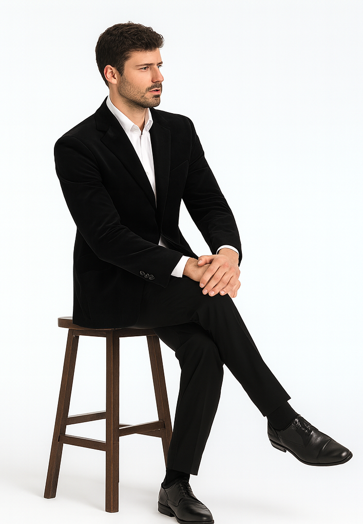 Velour Men's blazer Jacket Men's High Fashion Slim Fit velvet velvet sportcoat