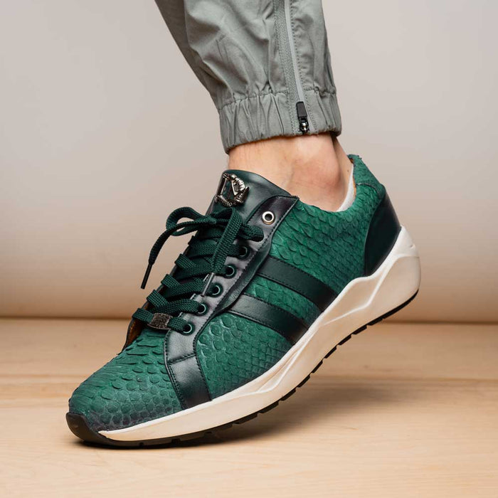 Marco Di Milano Verona Green Leather Oxford Shoe