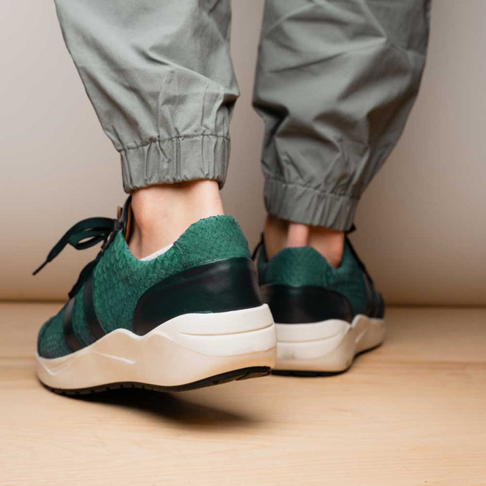 Marco Di Milano Verona Green Leather Oxford Shoe