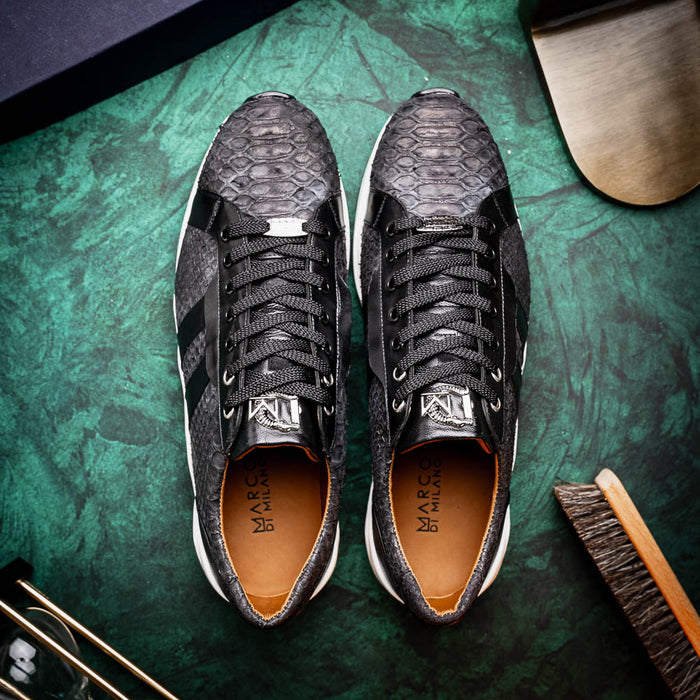 Marco Di Milano Verona Black Leather Loafer