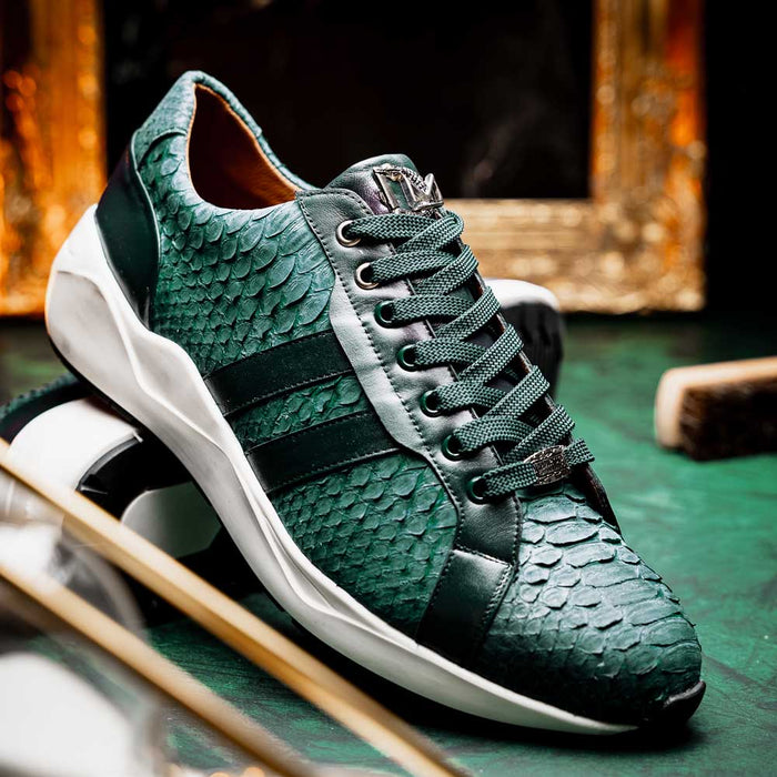 Marco Di Milano Verona Green Leather Oxford Shoe