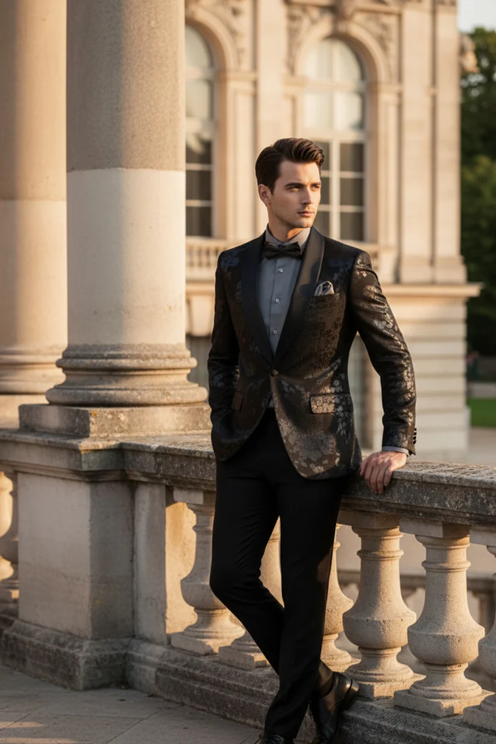 Fusion Black Tuxedo Jacket