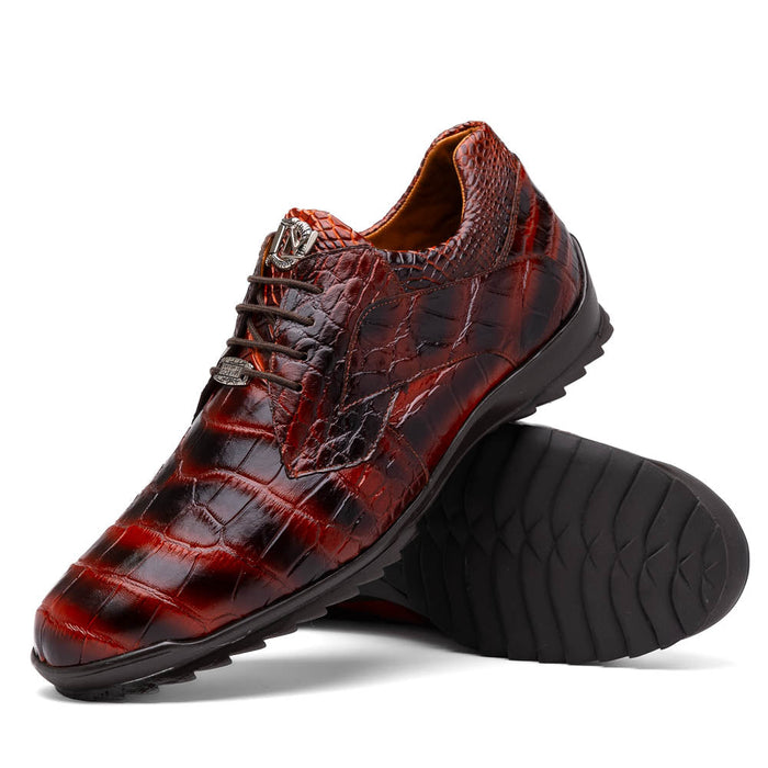 Marco Di Milano Vulcan Rustic Cognac Leather Shoe