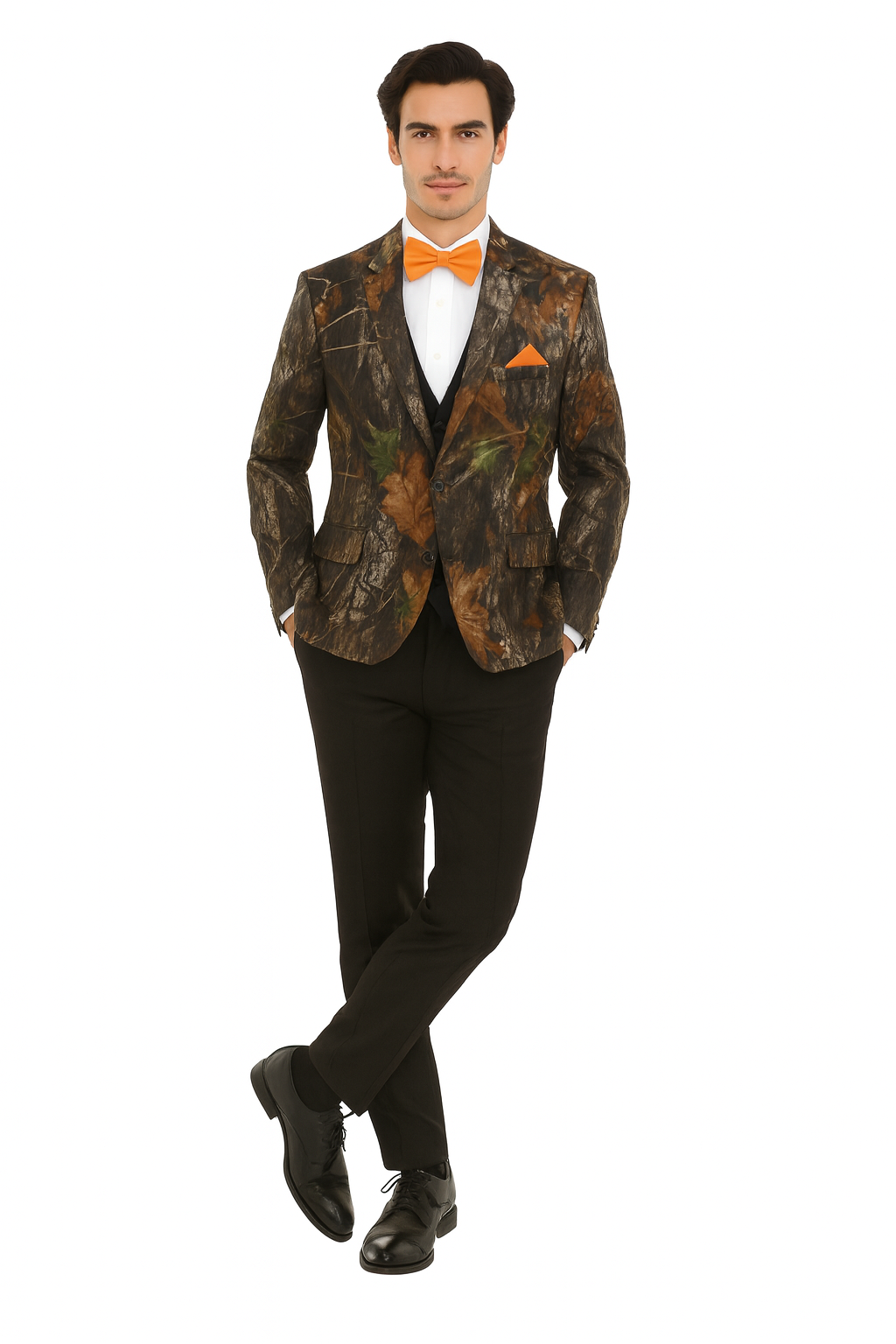 Green & Brown Cowboy Western Tuxedo Suit
