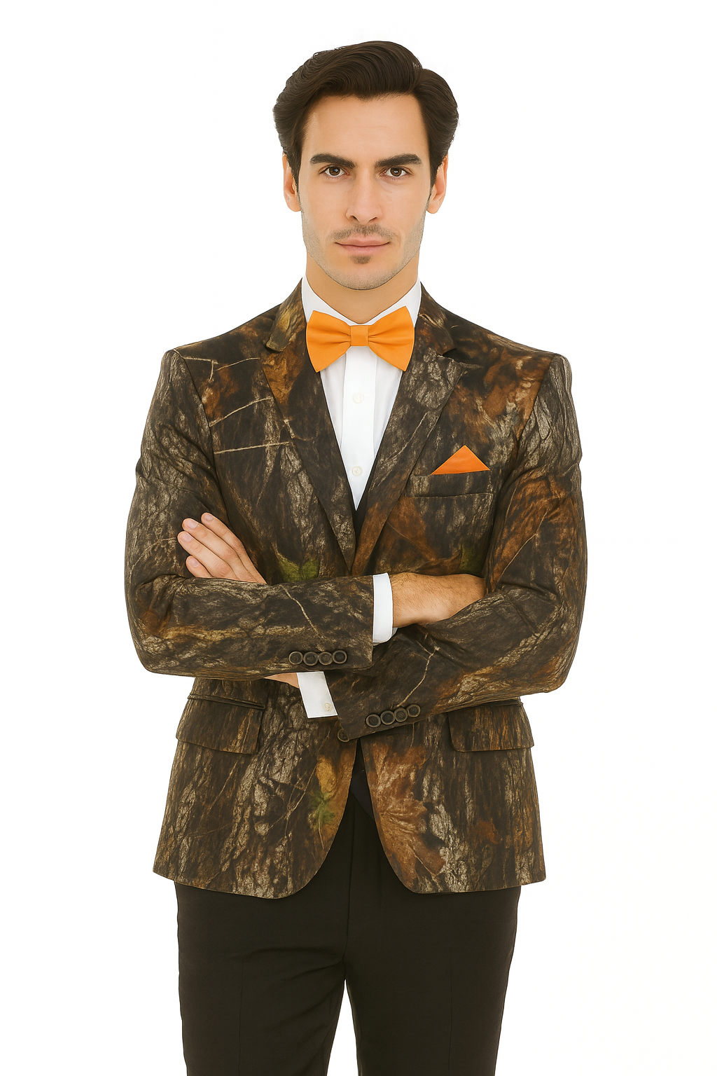 Green & Brown Cowboy Western Tuxedo Suit