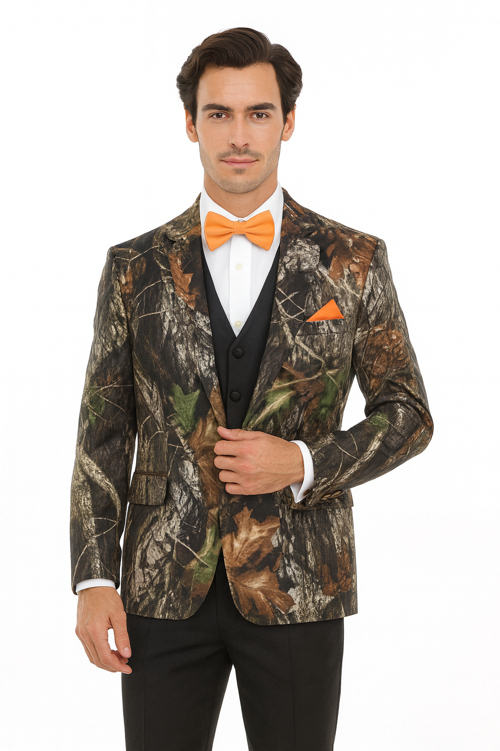Green & Brown Cowboy Western Tuxedo Suit