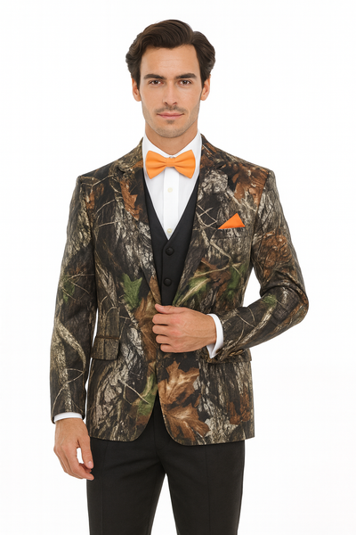 Green & Brown Cowboy Western Tuxedo Suit