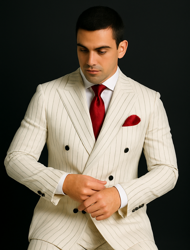 white-suit-with-black-pinstripe