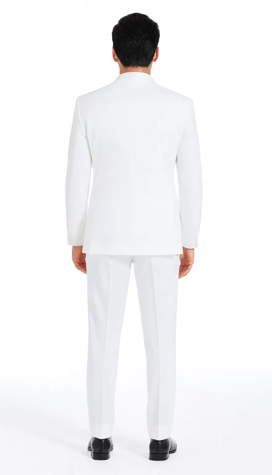 White Tuxedo Slim Fit with Shawl Lapel - Wedding - Prom