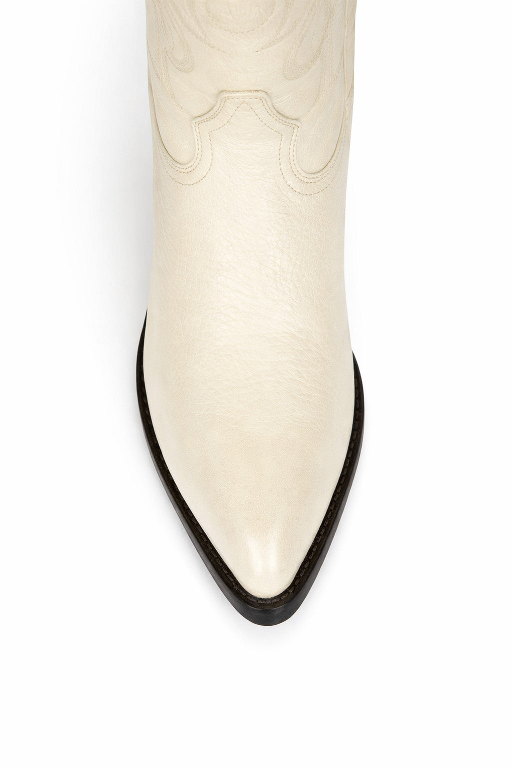 Elk Cowboy Boots White-White
