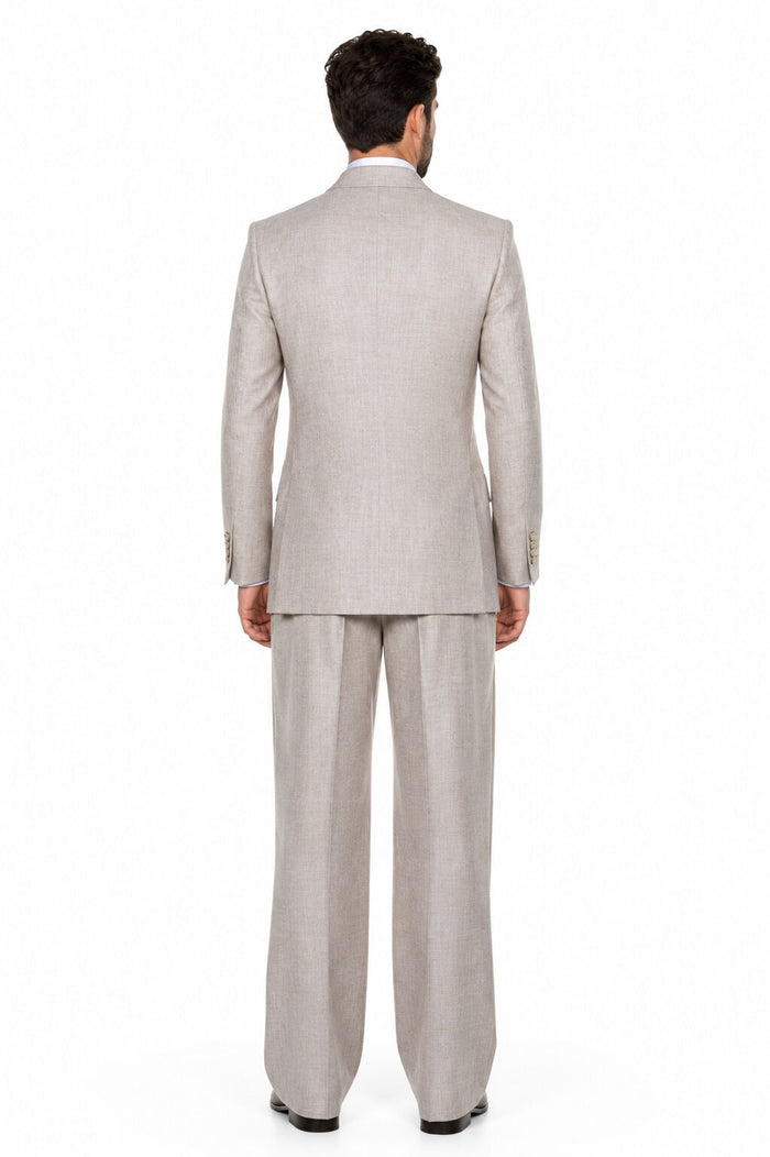 Baggy Pleated Wool Suits by Rossiman