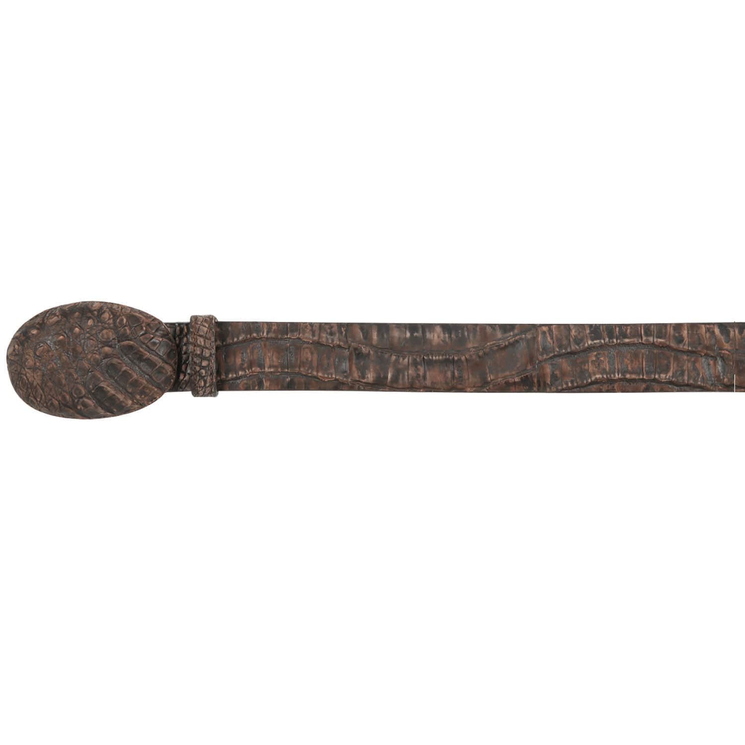 Wild West Caiman Belly Cowboy Belt