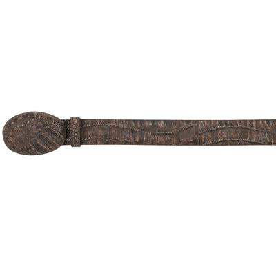 Wild West Caiman Belly Cowboy Belt