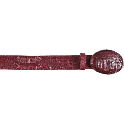 Caiman Skin Cowboy Belt by Wild West Boots