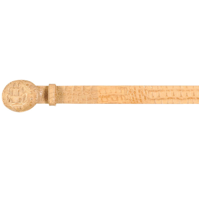 Men's Wild West Caiman Skin Cowboy Belt