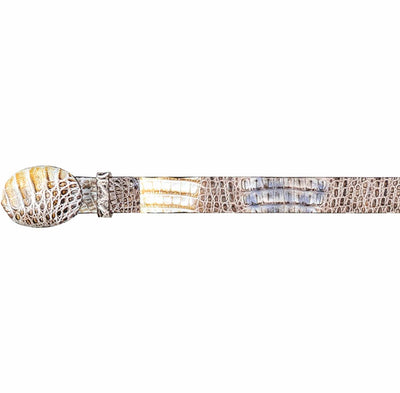 Caiman Skin Cowboy Belt by Wild West Boots