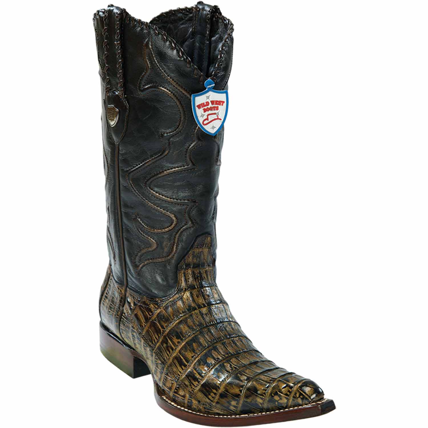 Men's Wild West Caiman 3X Toe Caiman Belly Boots