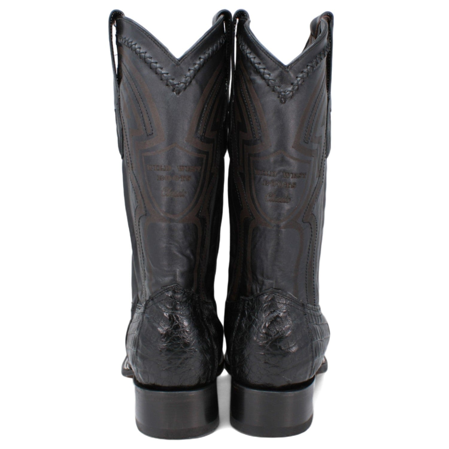 Wild West Caiman Belly Ranch Toe Boots 2824L82