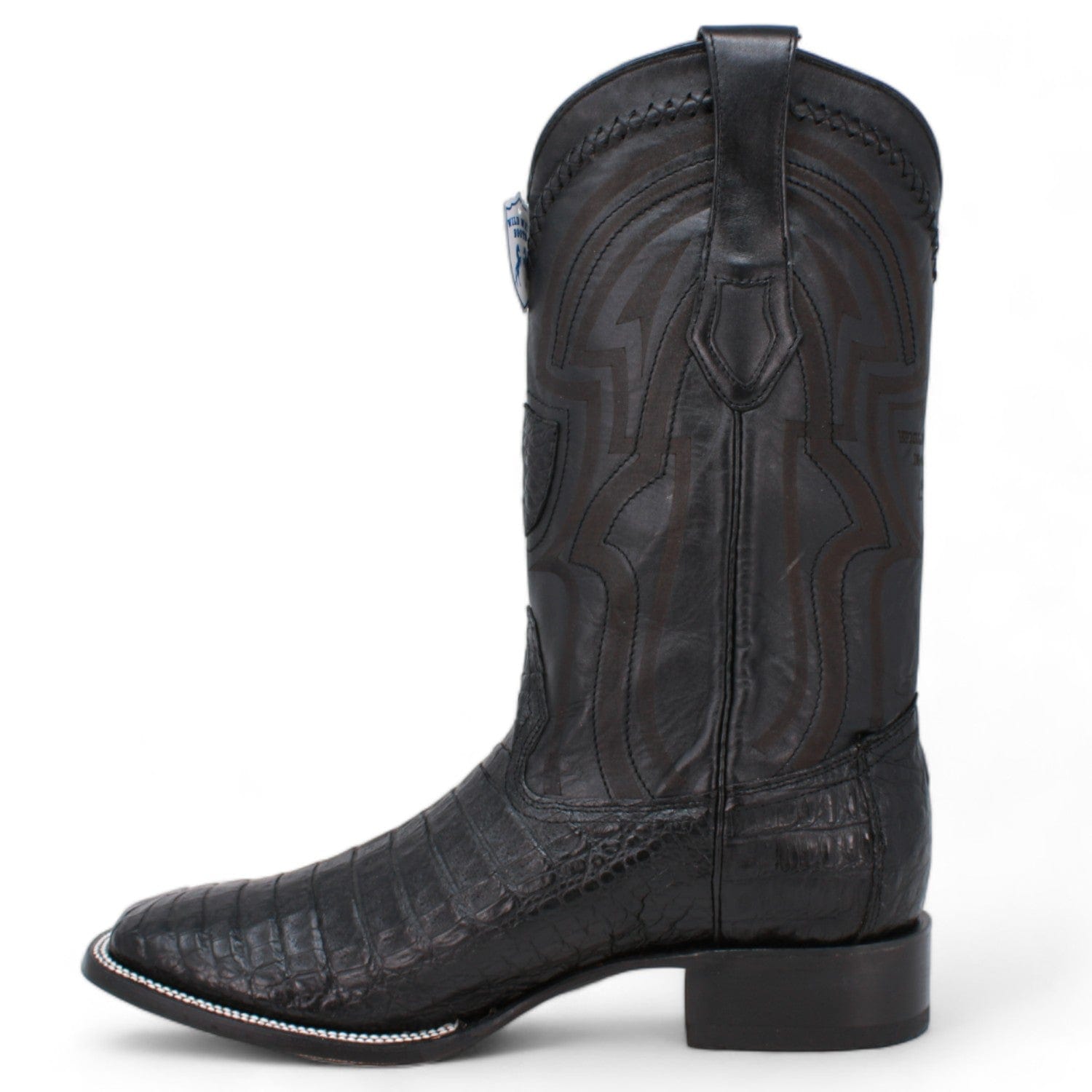 Wild West Caiman Belly Ranch Toe Boots 2824L82