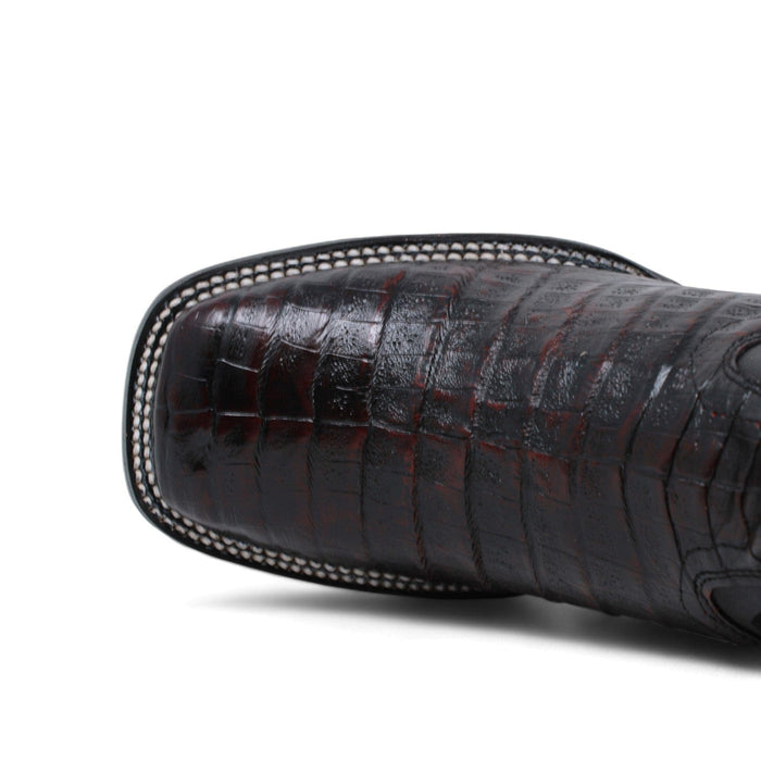 Wild West Caiman Belly Ranch Toe Boots 2824L82