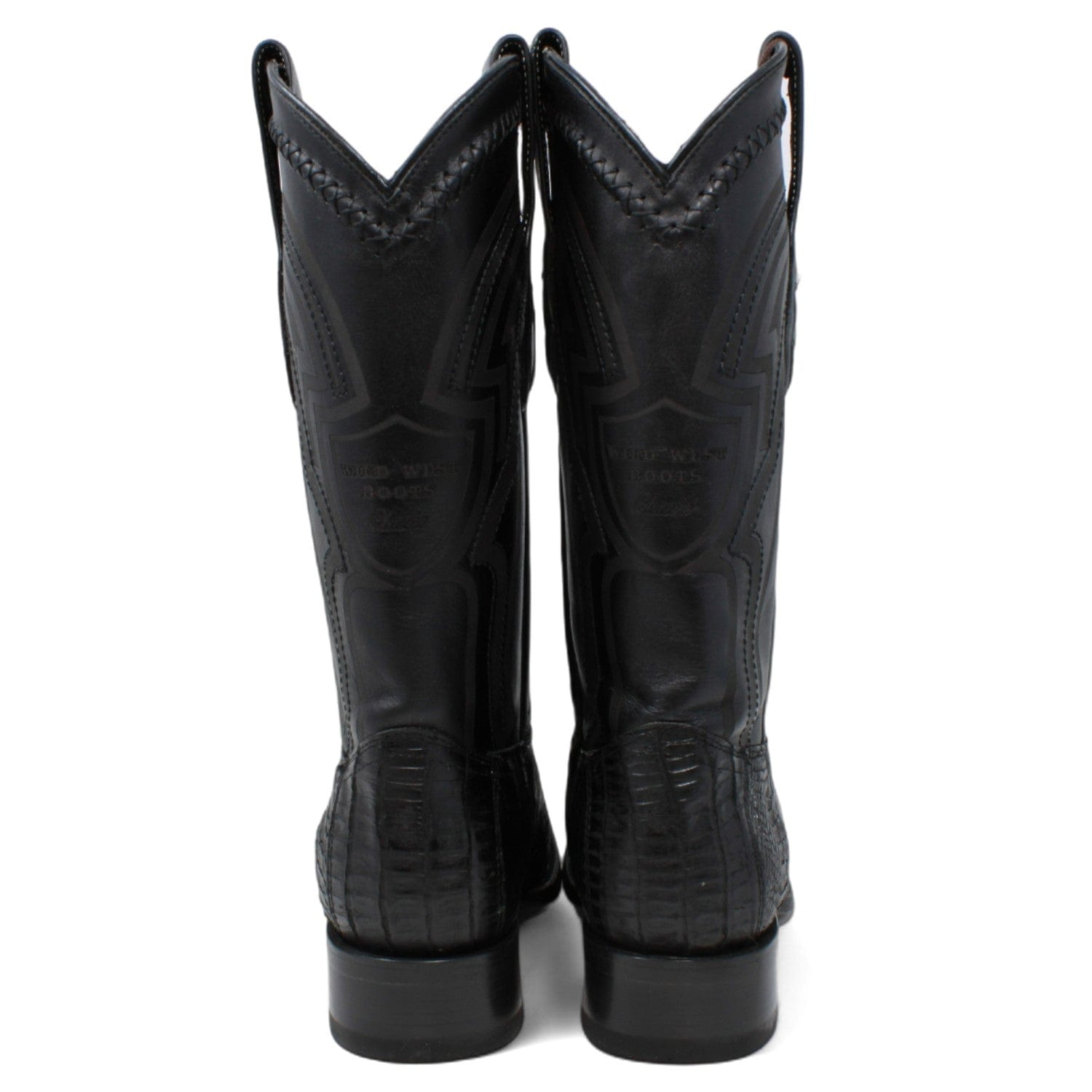 Wild West Caiman Square Toe Belly Boots 277L82
