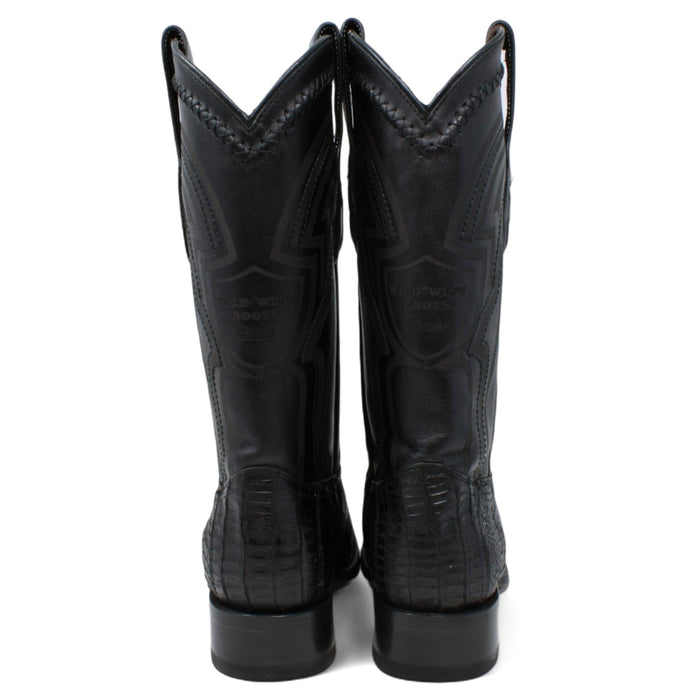 Wild West Caiman Square Toe Belly Boots 277L82