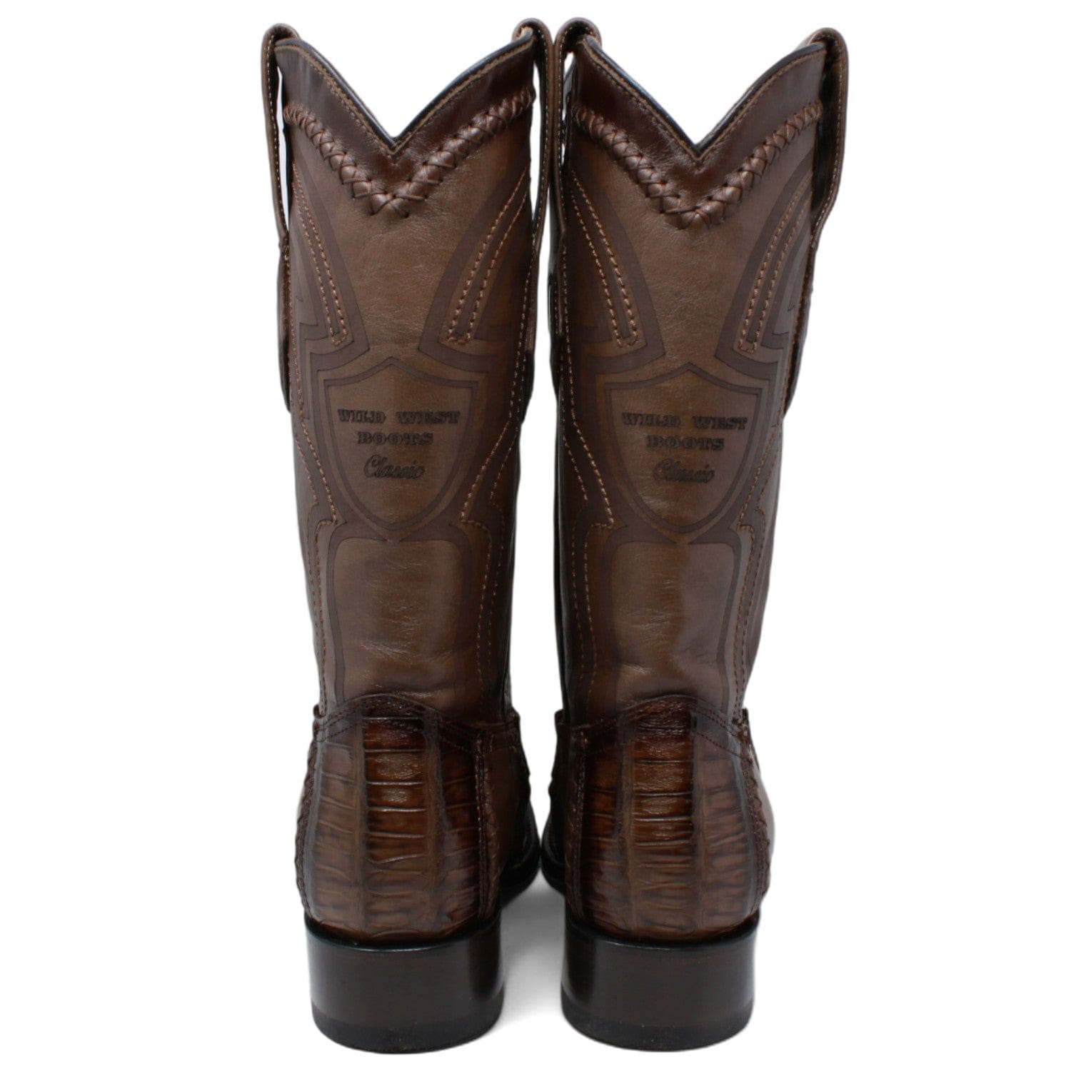 Caiman Belly & Deer Square Toe Boot 277LF8216