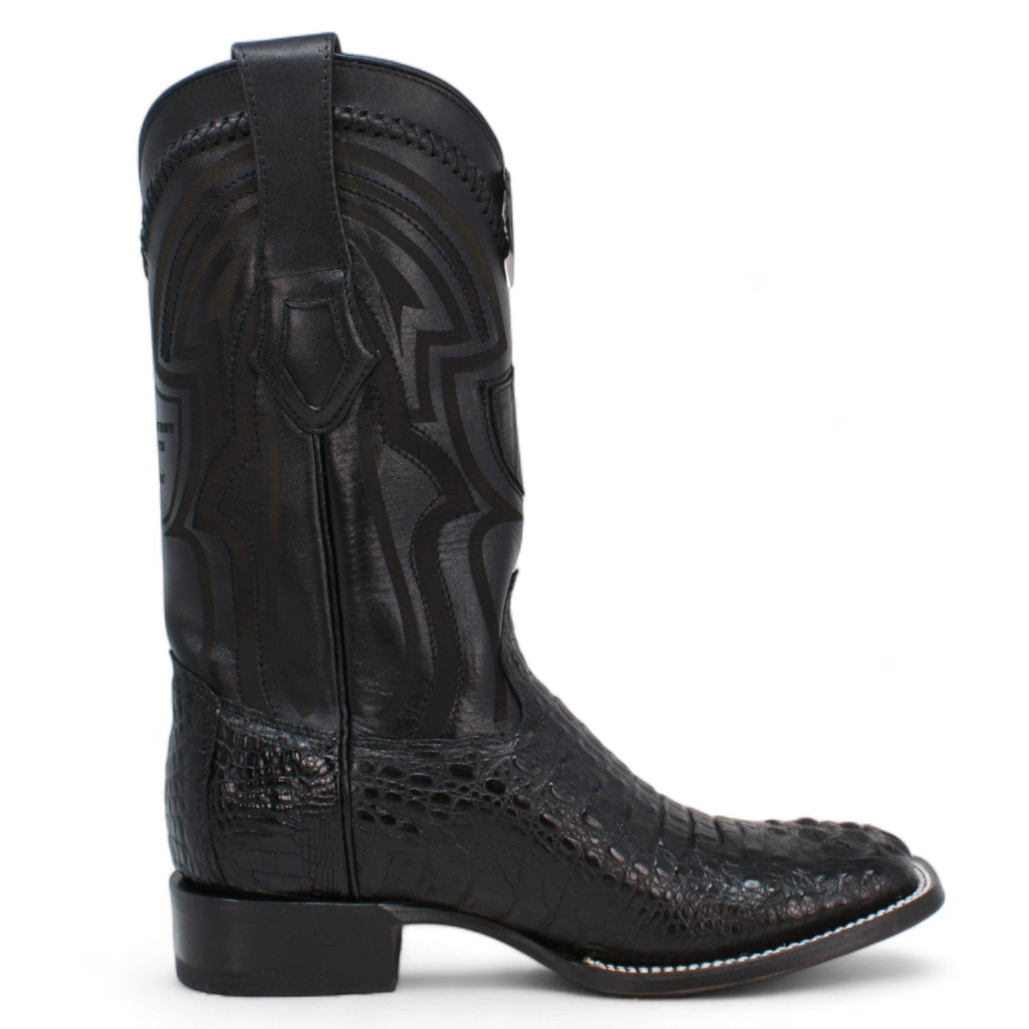 Wild West Men's Caiman Hornback Ranch Toe Boots