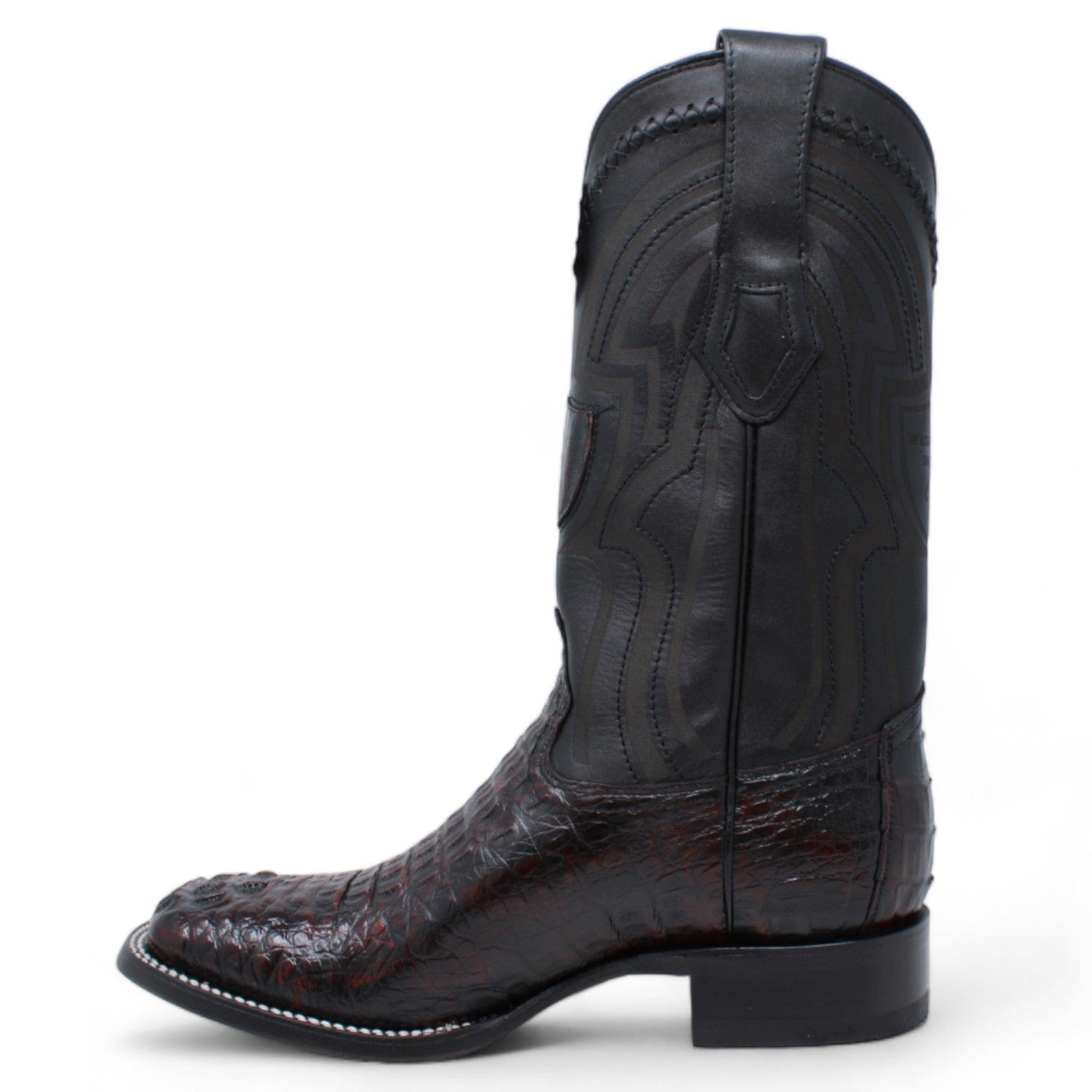 Wild West Men's Caiman Hornback Ranch Toe Boots