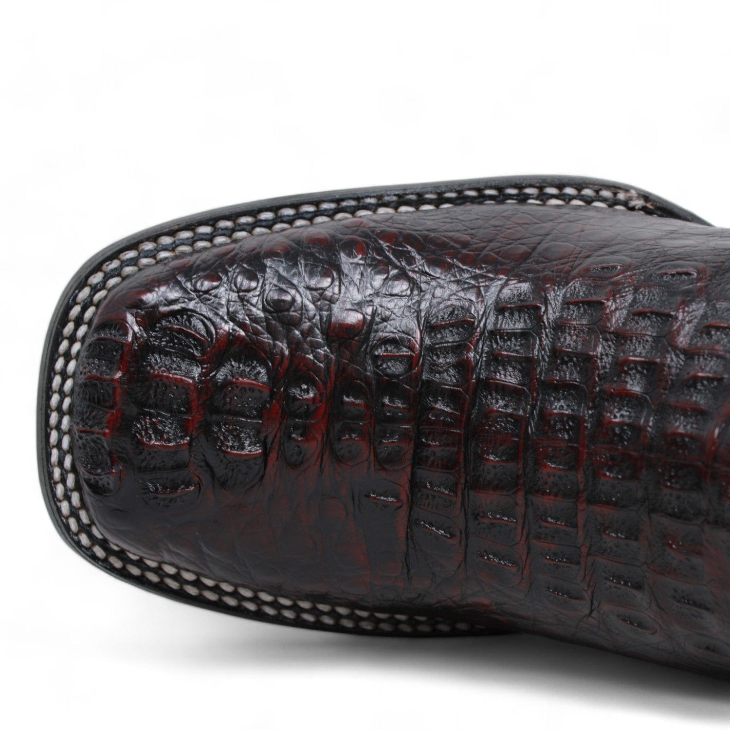 Wild West Men's Caiman Hornback Ranch Toe Boots