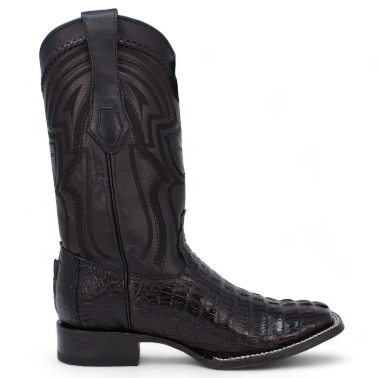 Wild West Caiman Tail Ranch Toe Boots for Men