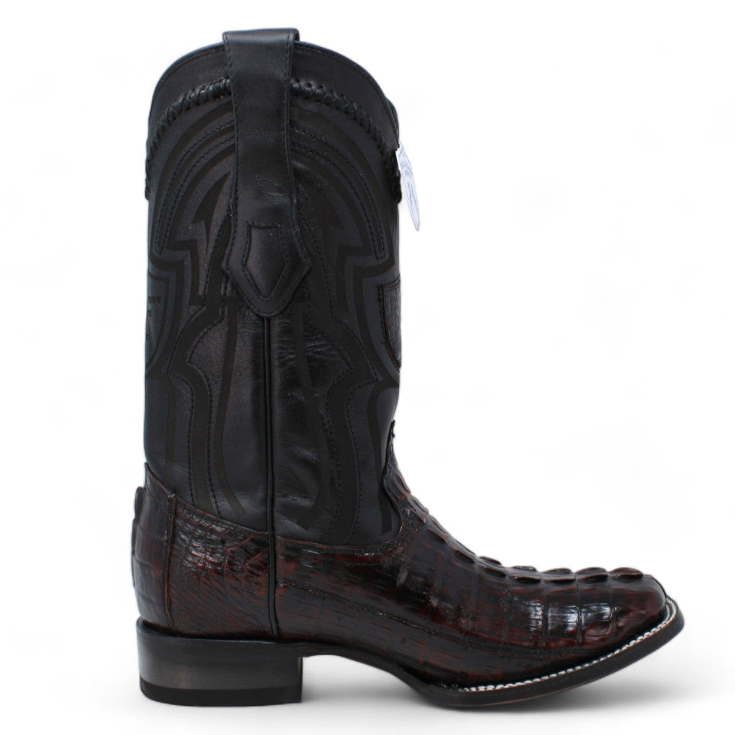 Wild West Caiman Tail Ranch Toe Boots for Men