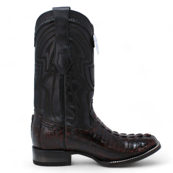 Wild West Caiman Tail Ranch Toe Boots for Men