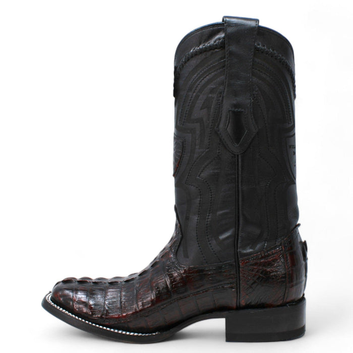 Wild West Caiman Tail Ranch Toe Boots for Men