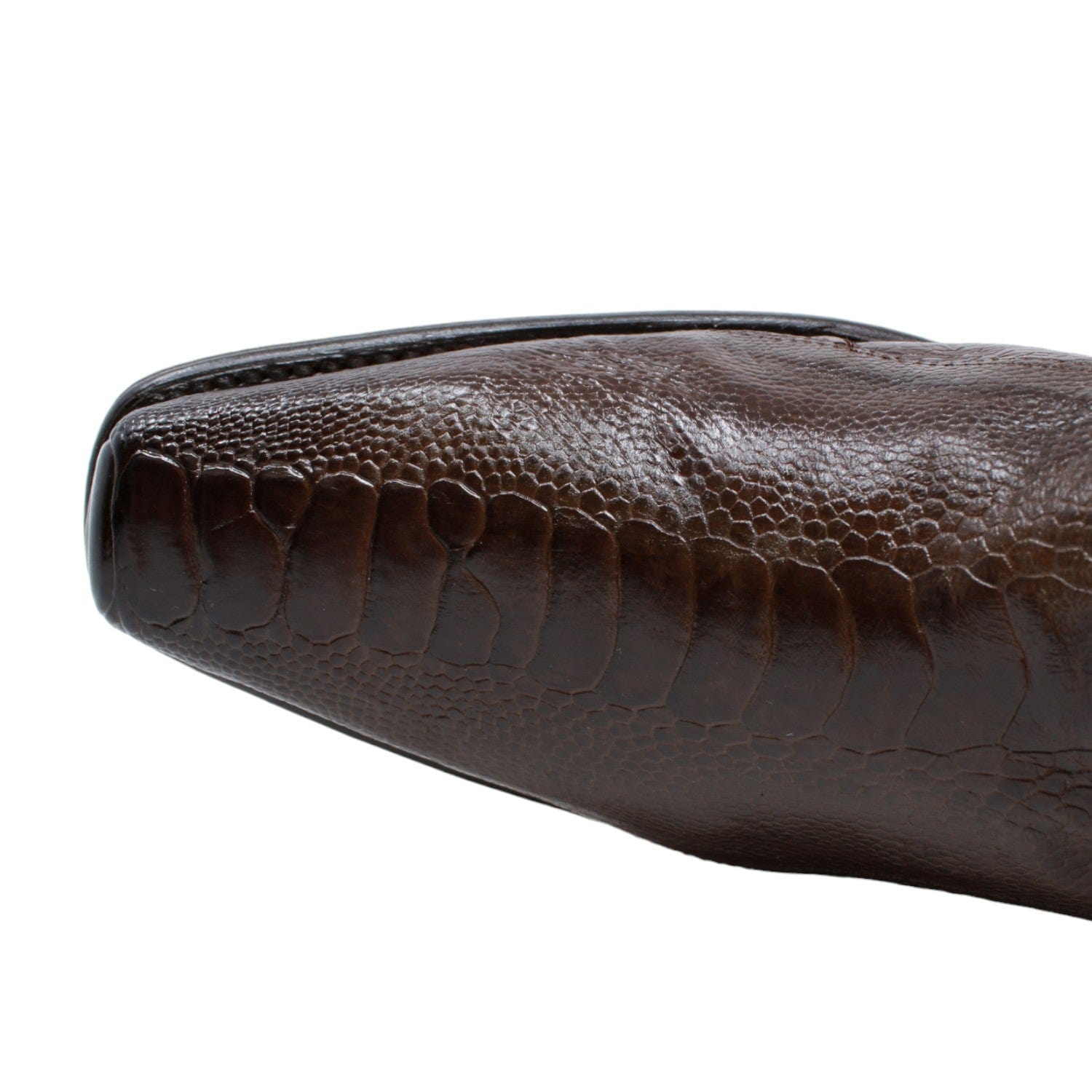 Wild West Ostrich Leg Square Toe Boots for Men